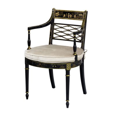 33460---Chinoiserie-Arm-Chair,-CHINO-BLACK-+-053-(2)
