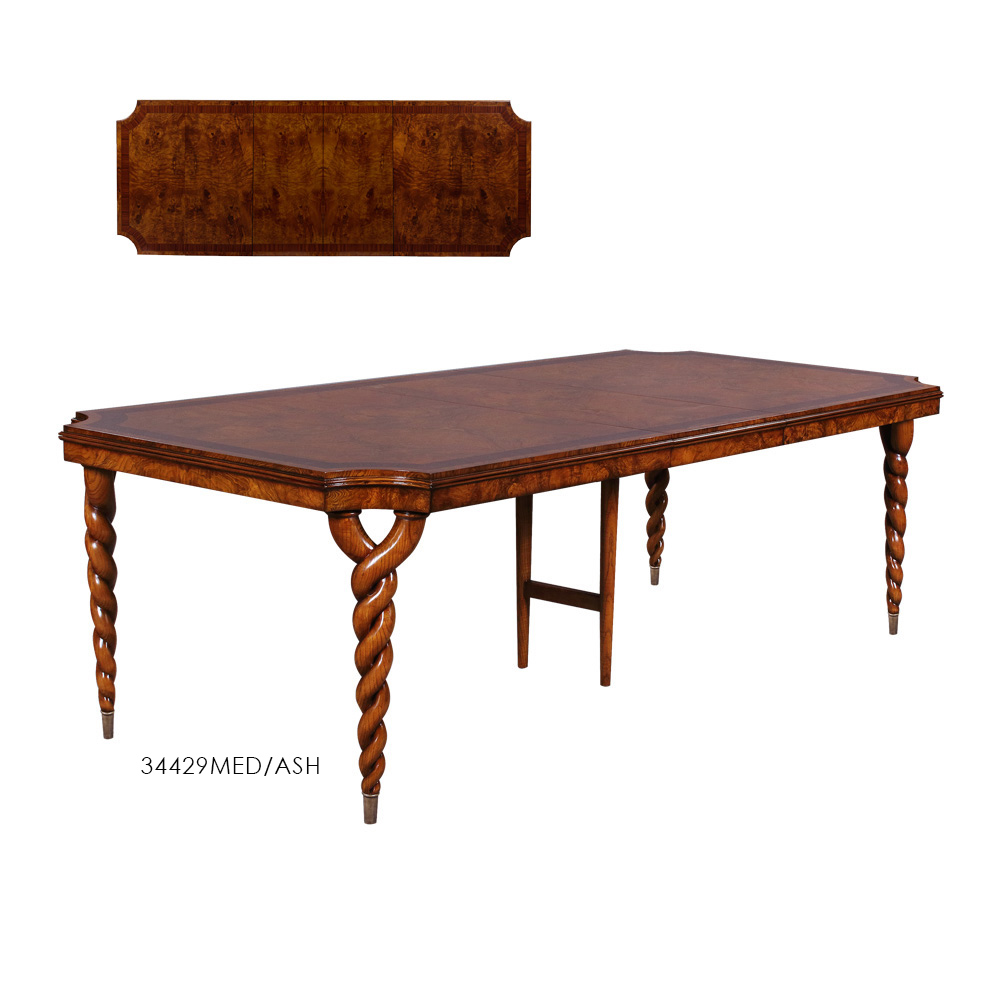 34429 - Dining Table Alexander, ASH MEDIUM AND TOP