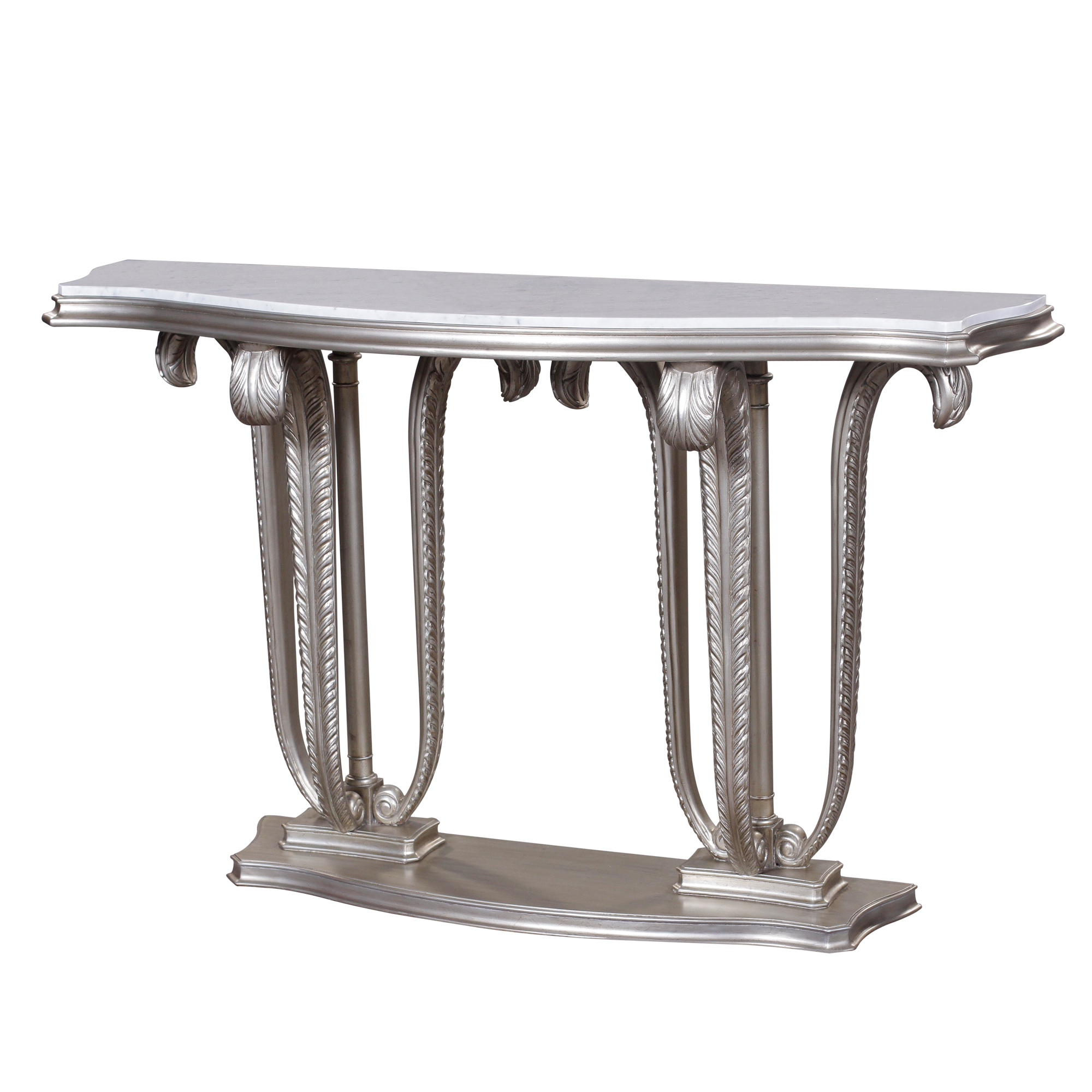 CONSOLE TABLE PLUME WHITE MARBLE Jansen Furniture